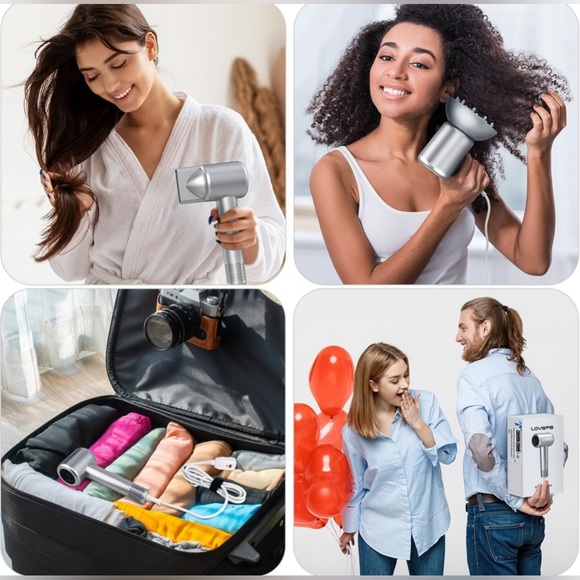 LOVEPS Hair Dryer Hair Loveps Hair Dryer With Diffuser 1000 Rpm